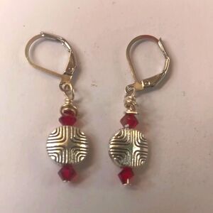 Sparkling Boho Dangle Minimalist Earrings Handcrafted  W/ 925 Hooks